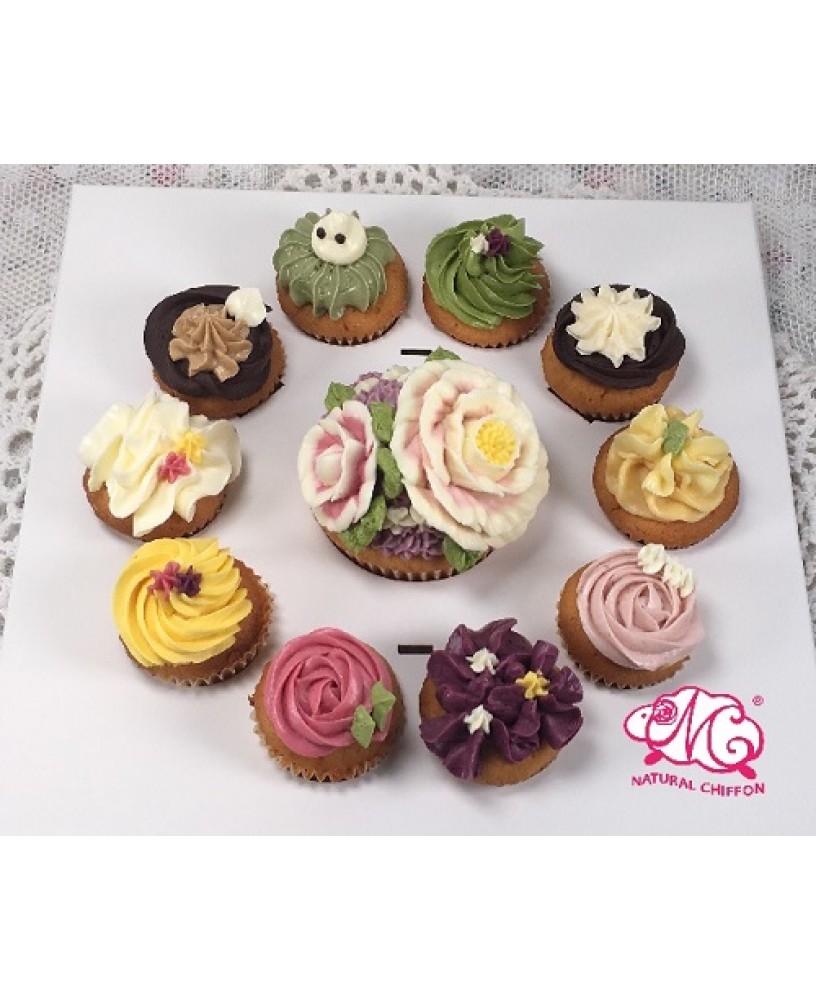 韓花1大10小Cupcake Set B